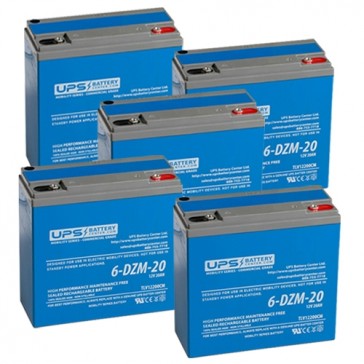 60V 20Ah 6-DZM-20 eBike Battery Set