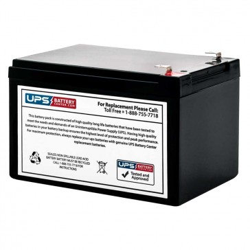 CBB NP12-12 12V 12Ah Battery with F2 Terminals