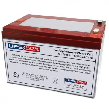 CSB 12V 12Ah EVX12120 Deep Cycle Battery with F2 Terminals