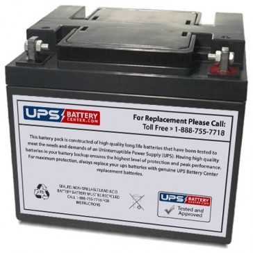 CSB 12V 40Ah GP12400 Battery with F6 - Nut & Bolt Terminals