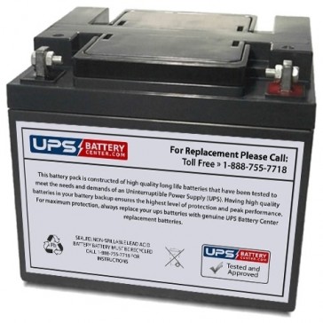 Eastar 12V 45Ah EA12400 Replacement Battery with F6 Terminals