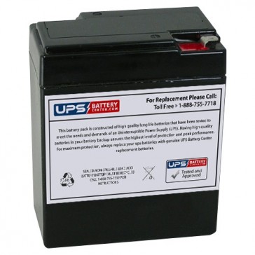 FirstPower FP680A 6V 8.5Ah Battery with F1 Terminals
