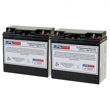 RL850 - Friendly Robotics Robomower Lawn Mower 12V 18Ah F3 Nut & Bolt Battery Set