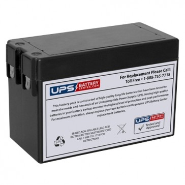 GP 12V 2.8Ah GB2.8-12S Battery with F1 Terminals