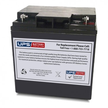 GP 12V 24Ah GB24-12S Battery with F3 Terminals