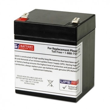 GP 12V 4.5Ah GB4.5-12 Battery with F2 Terminals