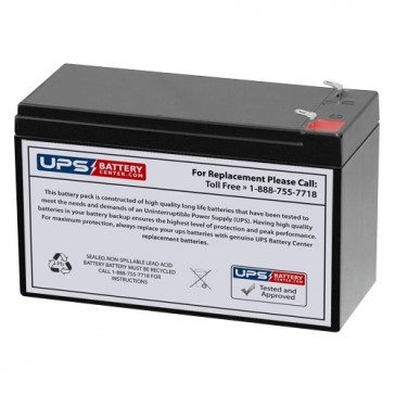 GP 12V 7.5Ah GB7.5-12 Battery with F2 Terminals