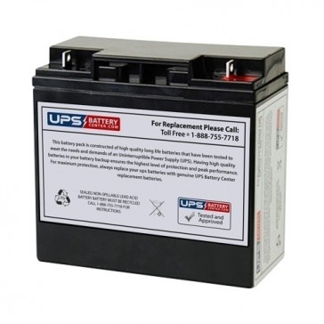 Haijiu 12V 20Ah HG-20-12 Replacement Battery with F3 Terminals