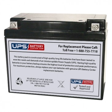 Johnson Controls GC6200 6V 20Ah Replacement Battery with NB Terminals