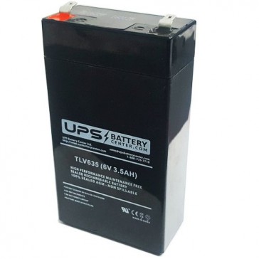 LONG WP3.8-6P 6V 3.5Ah Battery with F1 Terminals