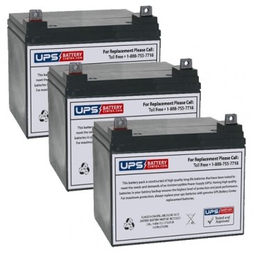 Myers Illuminator LV 550VA LV-550 Compatible Battery Set