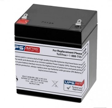 Panasonic 12V 5Ah LC-R125P Battery with F1 Terminals