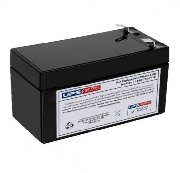 Portalac 12V 1.3Ah GS PE12V1.2 Battery with F1 Terminals