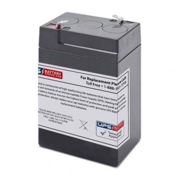 Prescolite 6V 4.5Ah EM Exit Battery with F1 Terminals