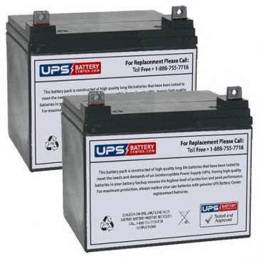 Pride Mobility Victory 10.2 3-Wheel S6102 24V 35Ah Battery Set
