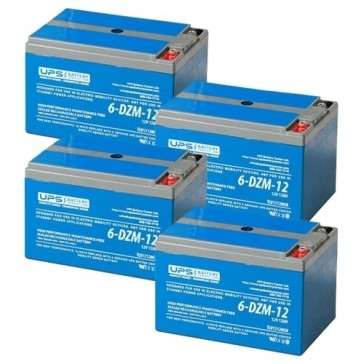 Rosso Motors eQuad Q 1000W ATV 4 Wheeler 48V 12Ah Battery Set