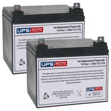 Stryker 2040 Zoom Stretcher Replacement Batteries