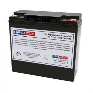 Sunnyway 12V 20Ah SW12200 Battery with M5 Insert Terminals