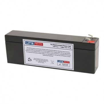 Zonne Energy 12V 2.6Ah FP1226 Battery with F1 Terminals