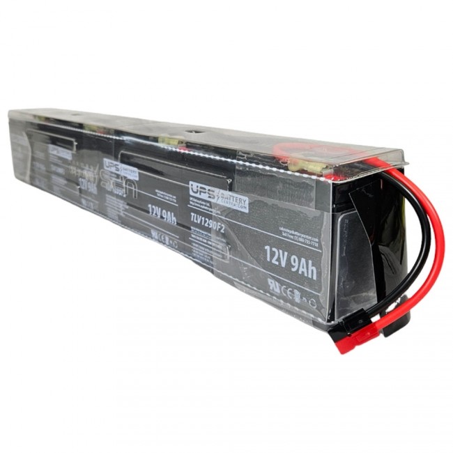 TECHTEK Batteria 700mAh 9.6V Ni-MH Compatibile Con Allflex PW320 E RS320 - Sostituisce 51FE0421