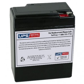 Powertron PT8-6A 6V 8.5Ah Battery with F1 Terminals