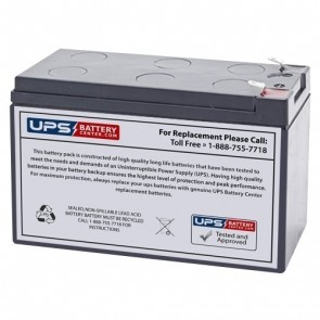 Bright Way Group 12V 8Ah BWG 1280F2 Replacement Battery with F2 Terminals