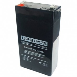 CGB CB638P 6V 3.5Ah Battery with F1 Terminals