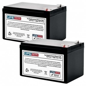 Columbia TX-450 (2) 12V 12Ah Replacement Batteries