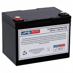 CooPower 12V 33Ah CPD12-33 Battery with M5 Insert Terminals