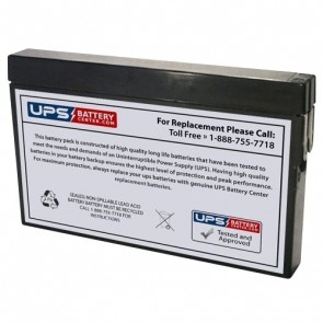 CTM 12V 2Ah CT2.0-12NP Replacement Battery with Tab Terminal