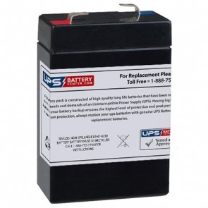 Delta DT 6028 6V 2.8Ah Replacement Battery with F1 Terminals