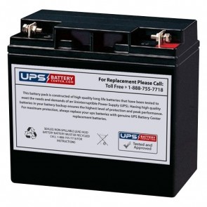 Delta DTM 1217 12V 17Ah Replacement Battery with F3 Terminals