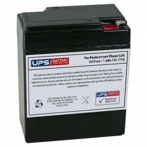 DET Power 6V 8.5Ah SJ6V8Ah-S Battery with F1 Terminals