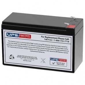 Discover 12V 7.5Ah D1275 Battery with F1 Terminals