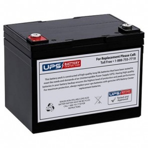 Duracell 12V 35Ah DURA12-35C Battery with F9 - Insert Terminals