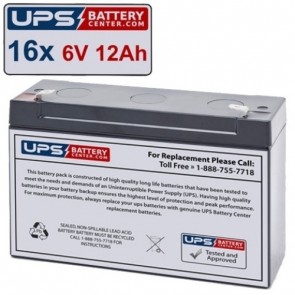 Eaton Powerware NetUPS SE 2000 RM Compatible Replacement Battery Set