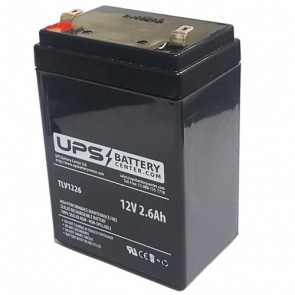 FirstPower FP1220A 12V 2.6Ah Battery with F1 Terminals