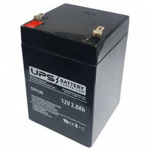 Gaston GT12-2.8 12V 2.8Ah Battery with F1 Terminals