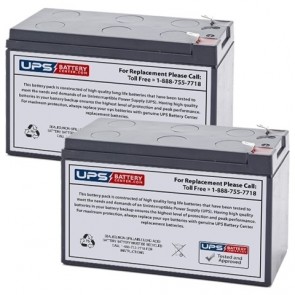 Handicare 1000 XXL Straight Stairlift Replacement Batteries - Set of 2x 12V 7.2Ah