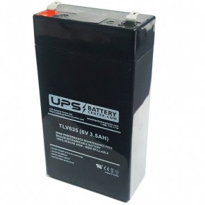 Haze HZS06-3.2 6V 3.2Ah Replacement Battery with F1 Terminals