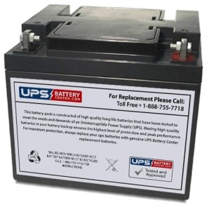 Kweight Power 12V 45Ah KW 12-40 Replacement Battery with F6 Terminals
