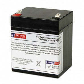 LCB ES4.5-12 12V 4.5Ah Battery with F2 Terminals