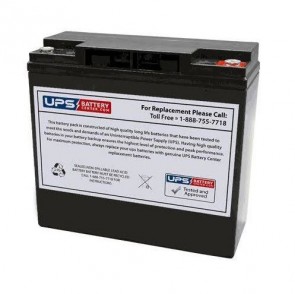 LCB SP22-12T 12V 22Ah Battery with M5 Insert Terminals