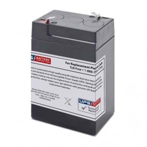 Lithonia 6V 5Ah 916706BR Battery with F1 Terminals