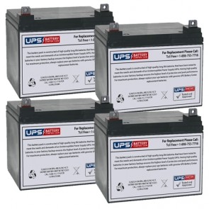 Myers Illuminator LV 750VA LV-750 Compatible Battery Set