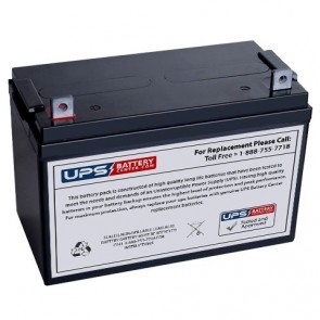 National Power 12V 100Ah AT500K3 Battery with NB Terminals