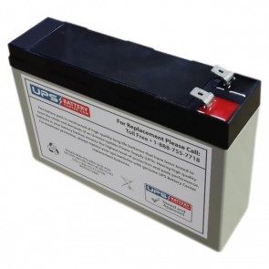 Panasonic 12V 4.5Ah UP-RW1220P1 Replacement Battery with F2 Terminals
