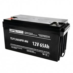 RPower GIV12650V 12V 65Ah Battery with M6 Terminals