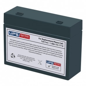 RYTON 12V 5Ah RT1250A Replacement Battery with +F2 -F1 Recessed Terminals