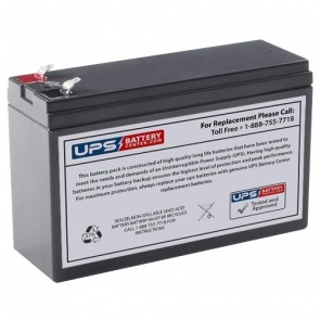 SES BT6.5-12 12V 6.5Ah Battery with F1 Terminals